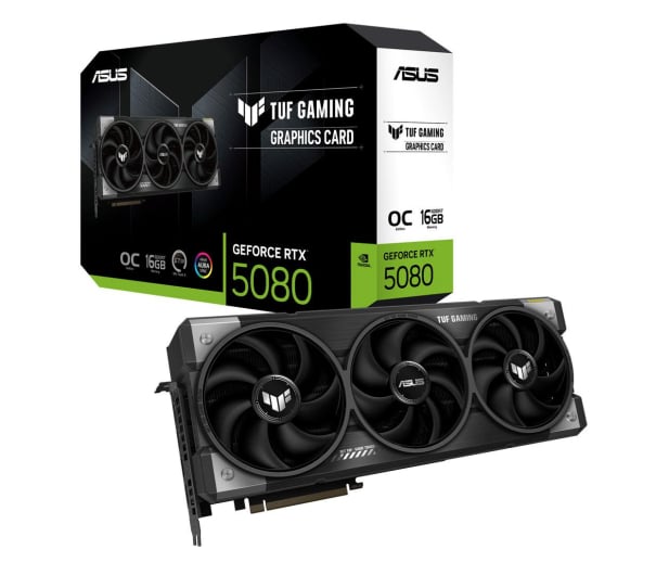 ASUS GeForce RTX 5080 TUF Gaming OC dostępny w x-kom. Specyfikacja i&nbsp;promocje